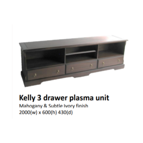 Kelly 3Drawer Plasma
