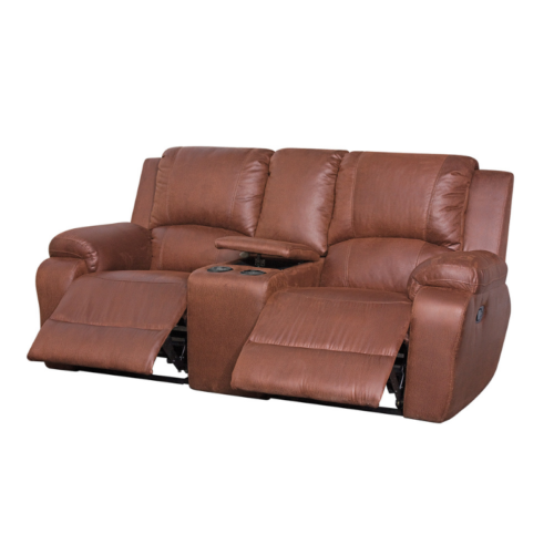 Lolla 2Div Action + Console Recliner Full Leather