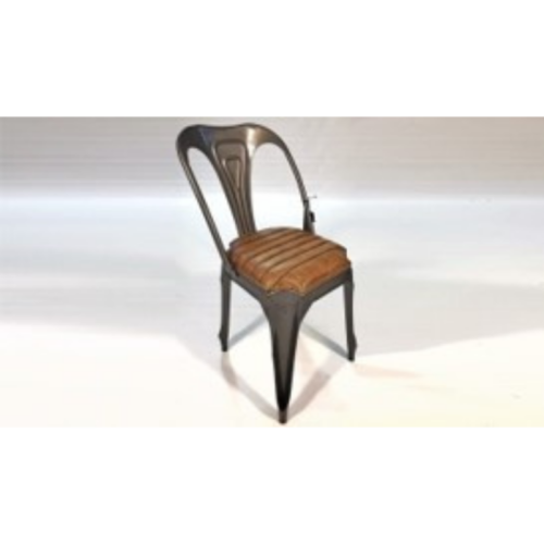 KHM189 Chair Iron & Leather