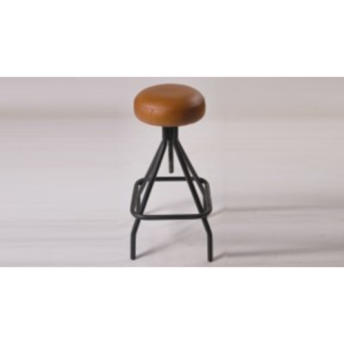 KV012 Iron Leather Stool