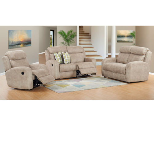 Colton 3Pce 3Act Recliner Lounge Suite