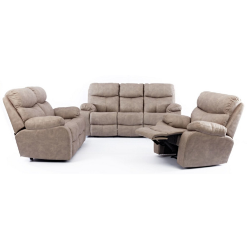Nevada 3Pce 3Act Recliner Lounge Suite