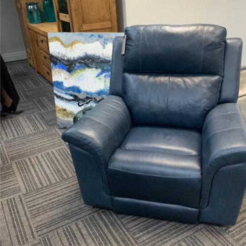 Nappa Single Power Recliner