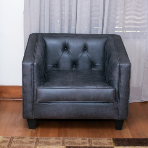Velocity Iron Grey Accent Chair